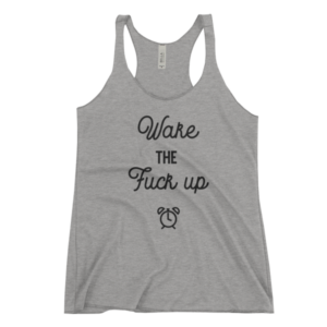 T-SHIRT Femme – WAKE THE FUCK UP – Manche courte